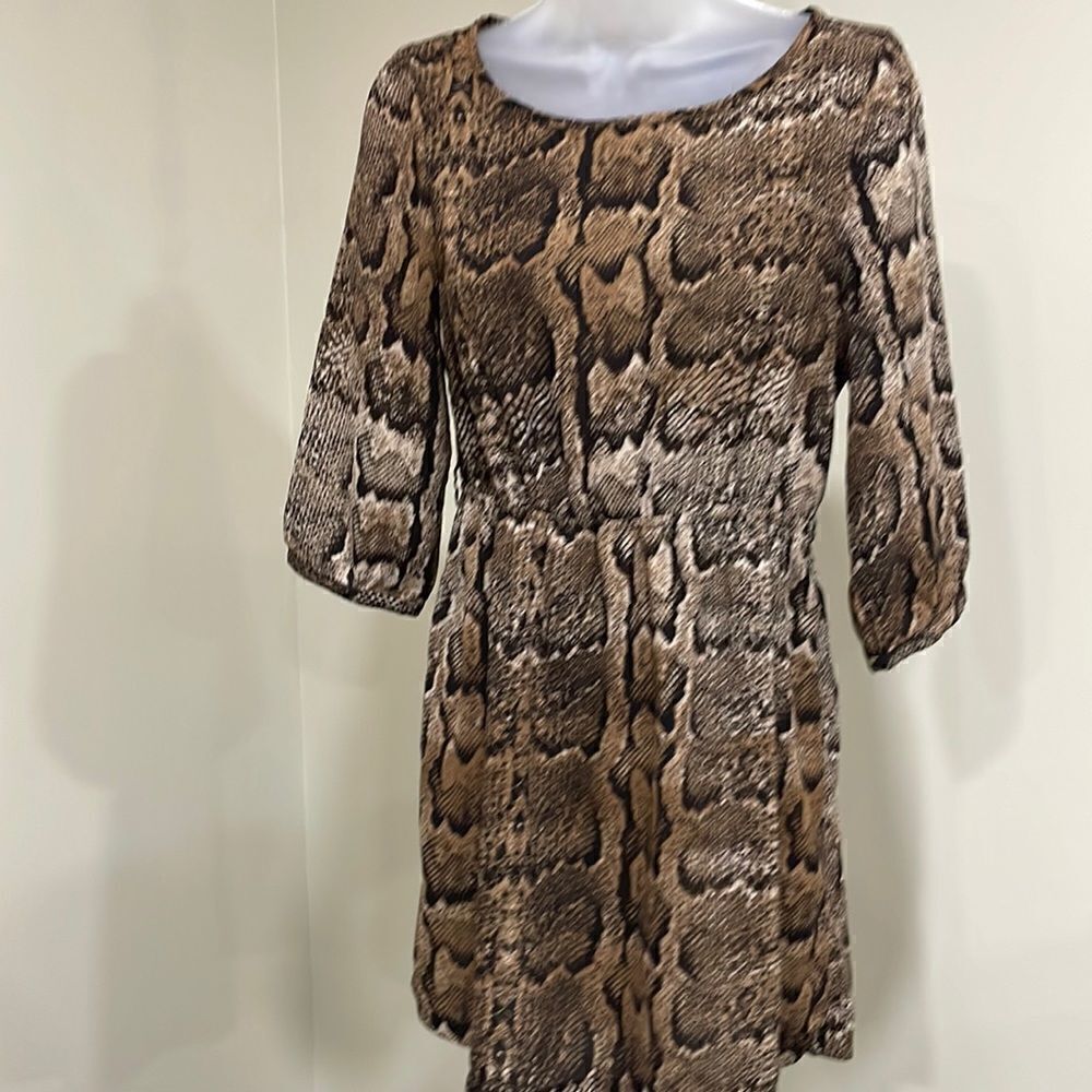 NWOT H&M Snake Skin Pattern Dress.  Size 6 S small